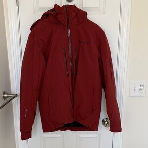 Men's Dark Red Winter Jacket